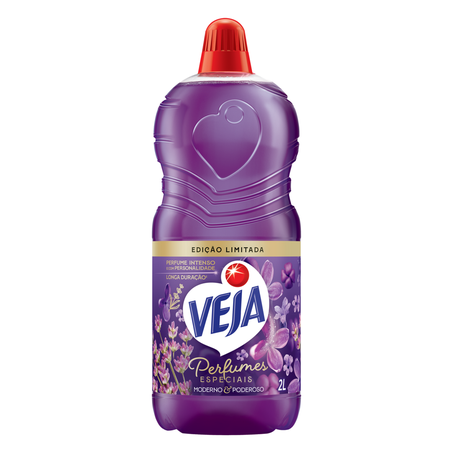 LIMPADOR PERFUMADO VEJA PERFUMES ESPECIAIS MODERNO E PODEROSO 2L