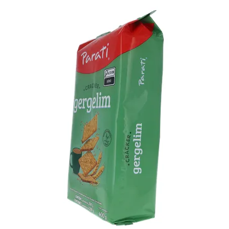 Biscoito Salgado Parati Cracker Gergelim Pacote 400gr 360-6