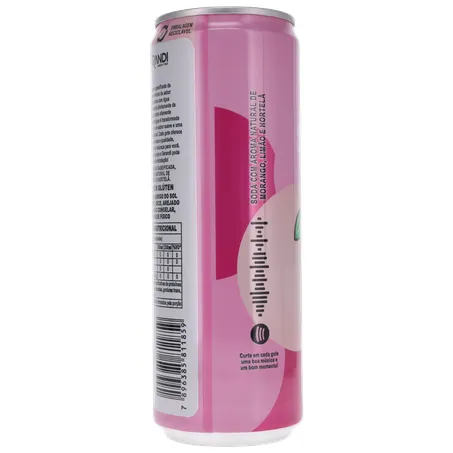 ÁGUA SABORIZADA COM GÁS SARANDI MORANGO, LIMÃO E HORTELÃ LATA 350ML 360-23