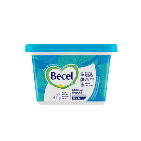Margarina becel original s/ sal 500g*