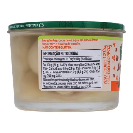 Cogumelos em conserva cepêra champignon 360-27