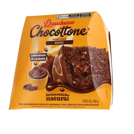 Panettone Bauducco Mousse de Chocolate Caixa 450gr 360-1