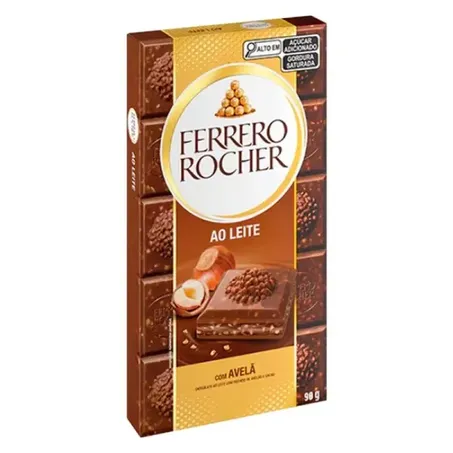 CHOC.FERRERO ROCHER TBL AO LEITE 90