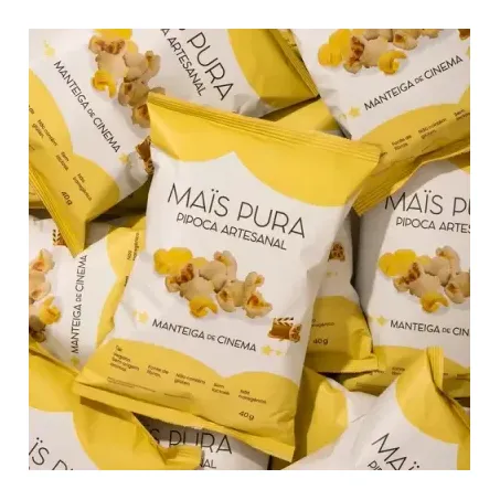 Mais Pura Pipoca Artesanal Manteiga de Cinema 40g Sem Glúten 360-1