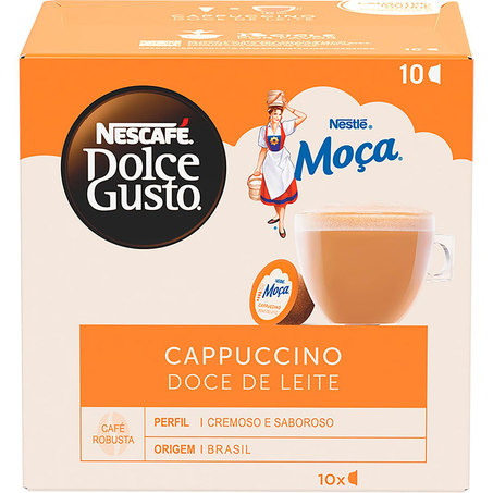 Cápsula Dolce Gusto 170g - Moça Doce de Leite - 10 Cápsulas