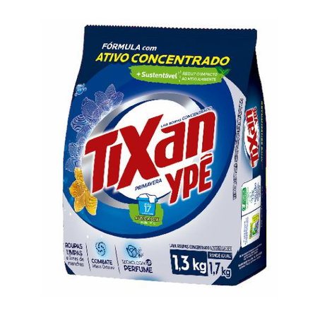LAVA ROUPAS EM PÓ TIXAN 800G PRIMAVERA YPÊ SACHÊ