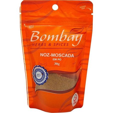 NOZ MOSCADA EM PO BOMBAY 30G