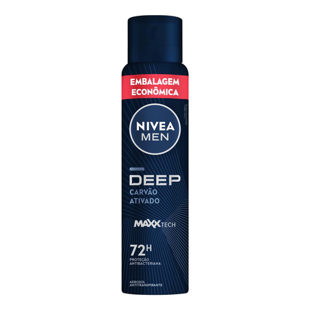 Desodorante Aerossol Nivea 200ml  - Original - Deep - Masculino