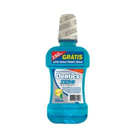 Antisséptico Bucal Dentics Sem Álcool Leve 500ml Pague 350ml Embalagem 500ml
