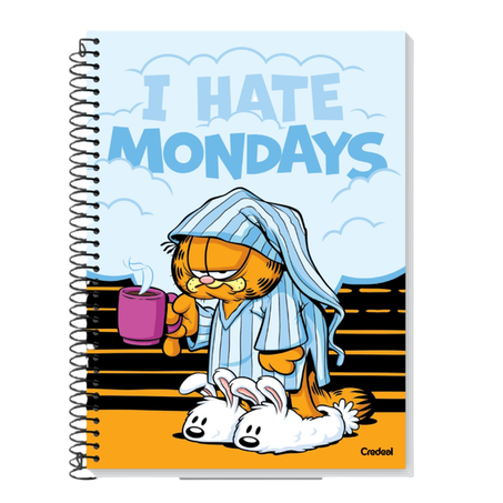 CADERNO ESP CREDEAL CD 80 FOLHAS GARFIELD REF. 284186