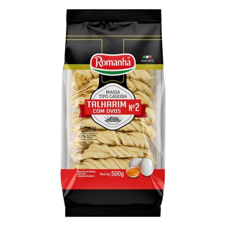 MACARRAO ROMANHA CASEIRO COM OVOS TALHARIM 500G