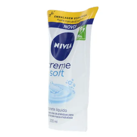 Sabonete Liquido Nivea Creme Soft Refil 200ml 360-5