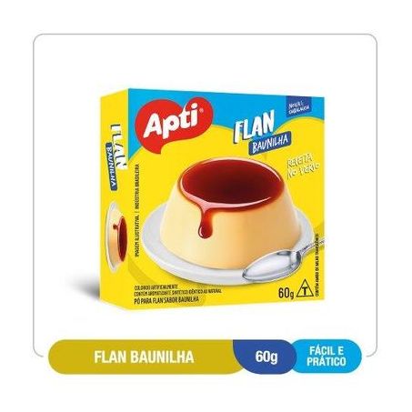 Flan apti baunilha 60g