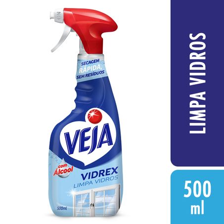 LIMPA-VIDRO LÍQUIDO VEJA VIDREX BORRIFADOR