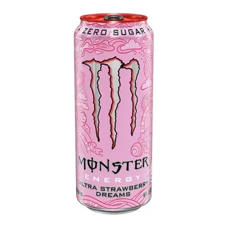 Energético Monster Ultra Strawberry Sem Açúcar 473ml