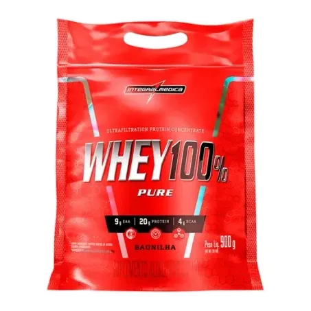 Whey100% pure baunilha refil 900g