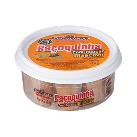 Paçoca da colonia acucar mascavo 200g