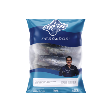 Peixe Sardinha Mar e Rio 800g Eviscerada