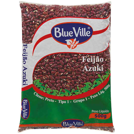 FEIJÃO AZUKI BLUE VILLE 500G