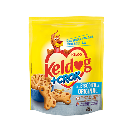 BISCOITO KELDOG+CROK ORIGINAL - 900G