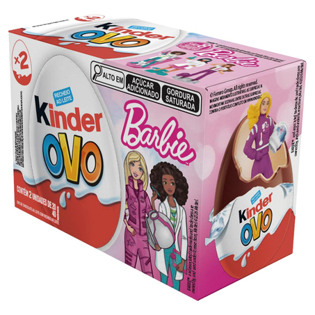 Chocolate Kinder Ovo 40g - Barbie - T-2