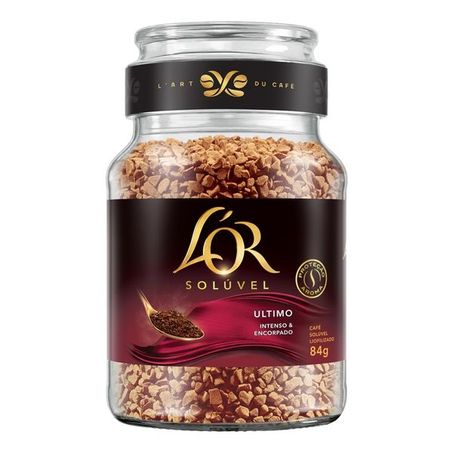Café solúvel lor liofilizado ultimo 84g
