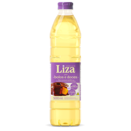 Oleo composto liza 500mlmilho e canola bolos e doces pet