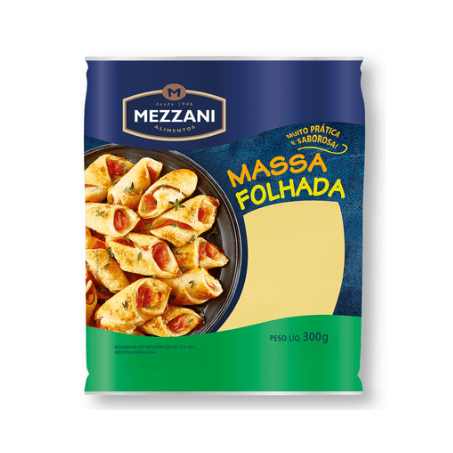 MASSA P/PASTEL FOLHADA MEZZANI 300G