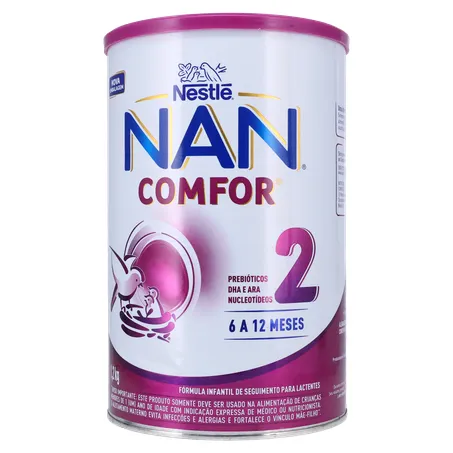 LEITE EM PÓ NAN CONFOR 6 A 12 MESES LATA 1,2KG 360-1