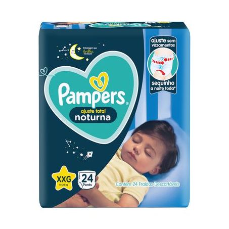 FRALDA PAMPERS PANTS NOTURNO XXG C/24