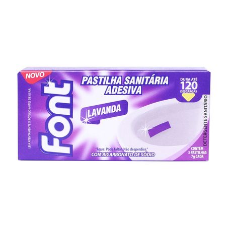 Pastilha sanitaria font lavanda c/3