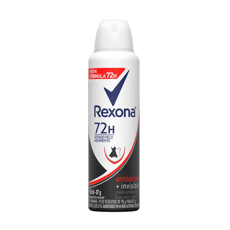DESOD AERO REXONA FEM ANTIBAC INVISIBLE 150ML