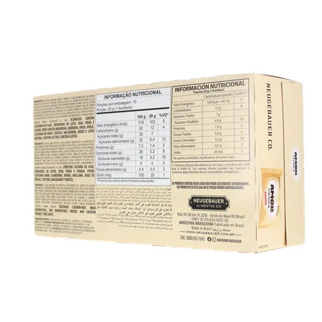 BOMBOM NEUGEBAUER AMOR CARIOCA BRANCO CAIXA 200G 360-22