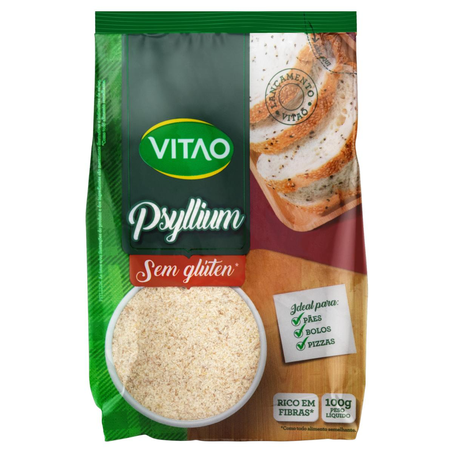 Psyllium Vitao 100g - Sem Glúten