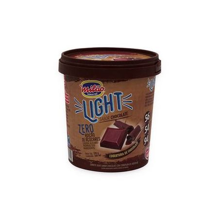 Sorvete Milão light chocolate 500ml