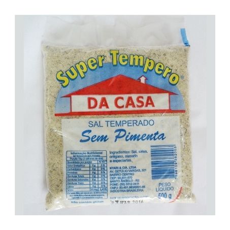 Sal temperado da casa 500g s/pimenta