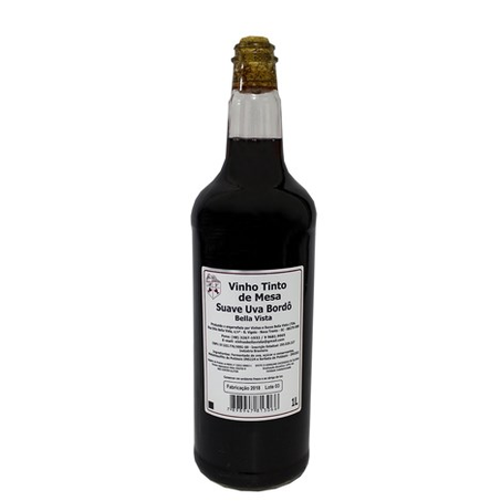 Vinho tinto seco bella vista 1l