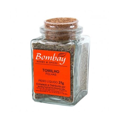 Bombay Tomilho Folha 25G Vidro