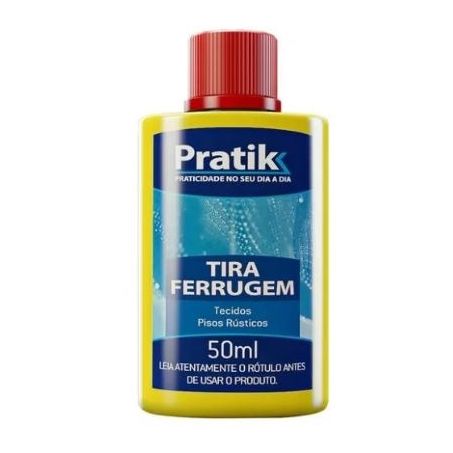 Tira ferrugem tecidos e roupas pratik 50ml