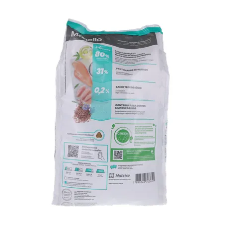 ALIM GATO MONELLO 1KG AD BOLA D PEL FRANGO/PEIXE 360-2