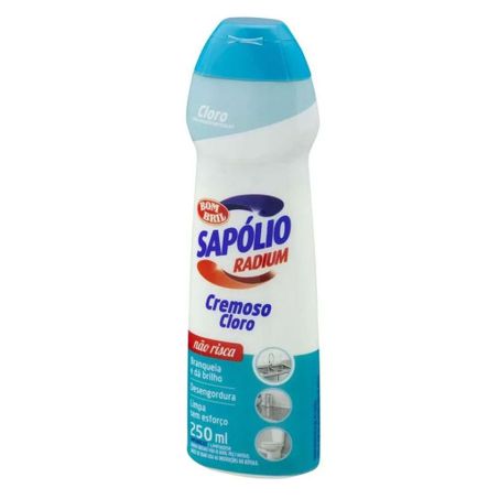 Saponáceo Cremoso Sapólio Radium Cloro Frasco 250ml