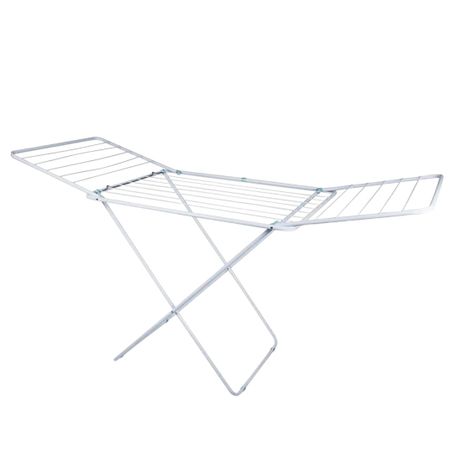 Varal de chao mor com abas maxi p/22kg de roupas (1,74cm x70cm x95 cm)