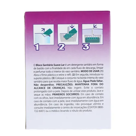 Bloco Sanitario Suave Lar Lavanda 35g 360-2