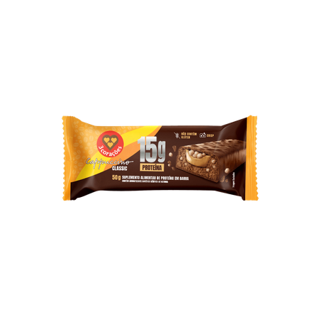 Barra De Proteína 3 Corações Cappuccino Classic 50g 
 