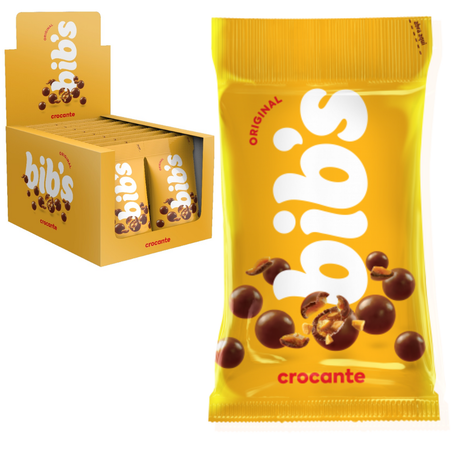 Chocolate bolinhas bibs crocante 40g