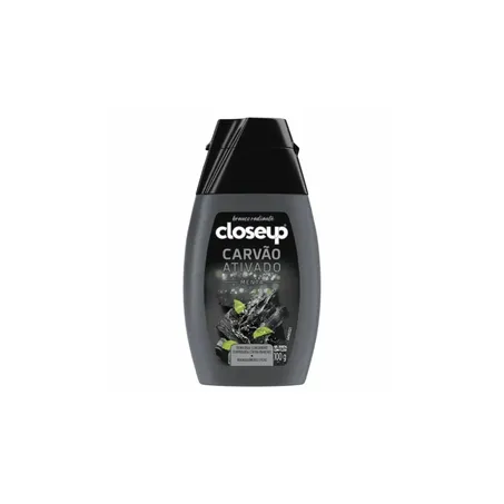 Gel Dental Closeup com Flúor Carvão Ativado Menta Frasco 100gr
