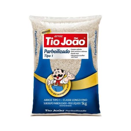 ARROZ PARBOILIZADO  TIO JOAO 1KG