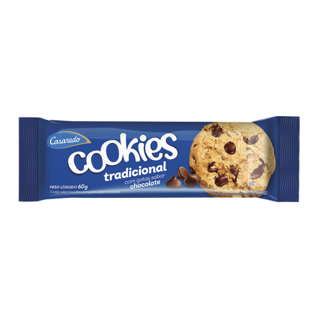 Biscoito cookies casaredo 60g gotas chocogotas de chocolate