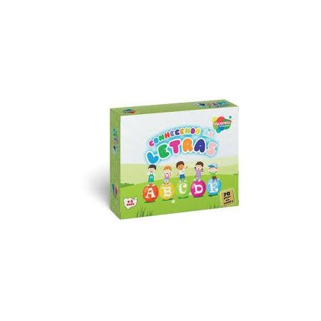 Brinquedo pedagógico conhecendo as letras 70 peças
