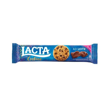 BISCOITO COOKIES LACTA AO LEITE 80G